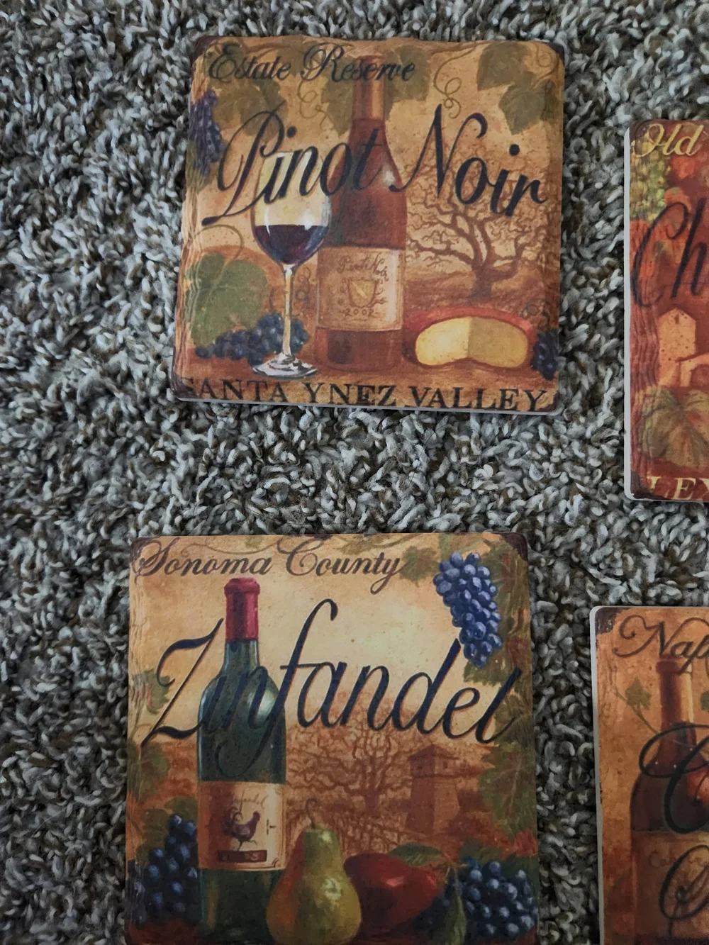 Destination Collection Set Of 4 Coasters